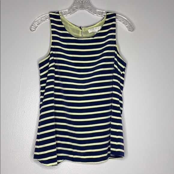 Forever 21 stripe tank top size small women’s green / navy - Picture 1 of 8
